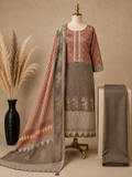 Premium Linen Silk Ari Embroidered Suit Set