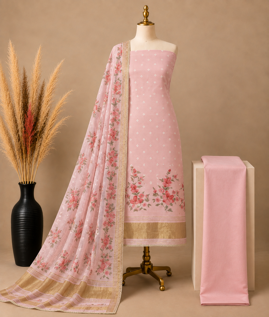 Premium Kota Cotton Printed Suit Set