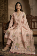 Premium Linen Printed Suit Set