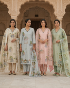 Premium Linen Printed Suit Set