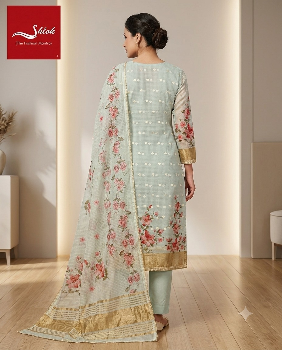 Premium Kota Cotton Printed Suit Set
