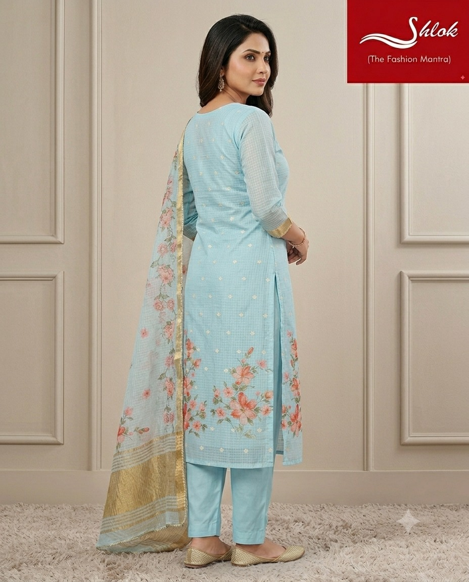 Premium Kota Cotton Printed Suit Set