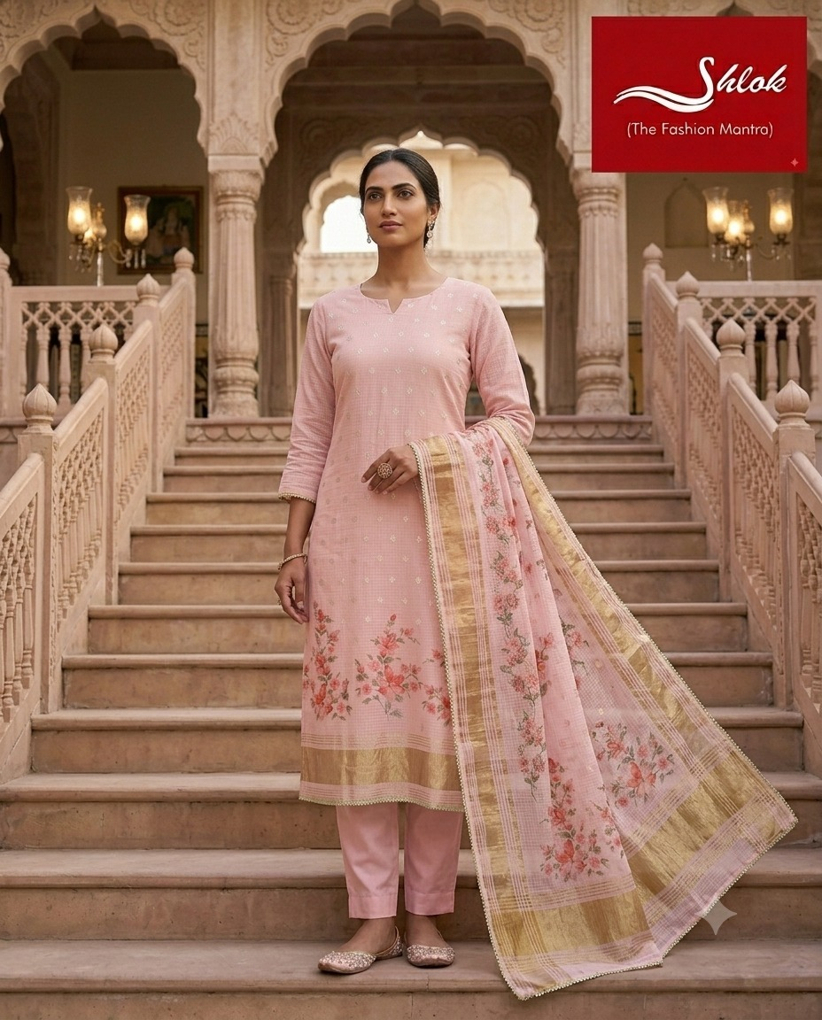 Premium Kota Cotton Printed Suit Set