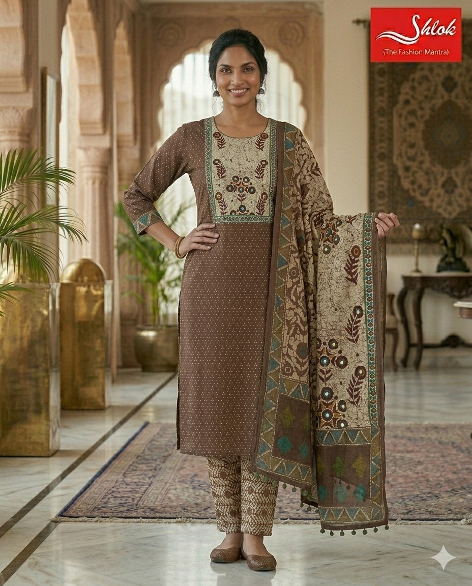 Premium Cotton Printed Suit Set