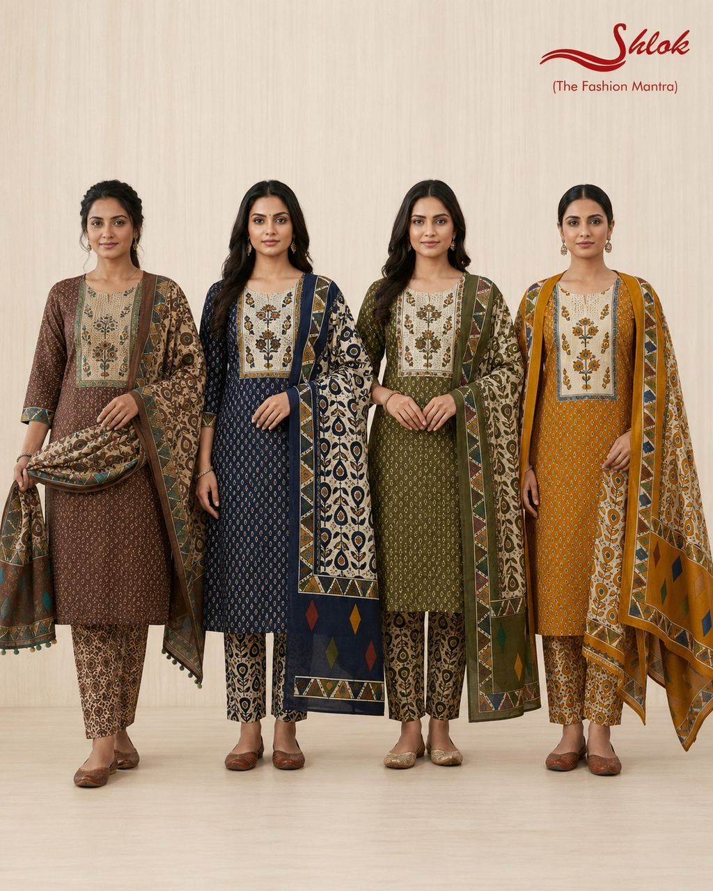 Premium Cotton Printed Suit Set